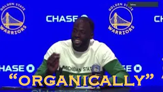 📺 Draymond: “when Michigan State organically kicks some ass I organically fly around the court” 😂