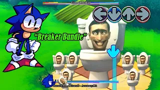 FNF Gamebreaker But Skibidi Toilet MEME Sing it (Sonic.exe Breaker Bundle MOD) - Friday Night Funkin