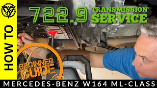 How to Service Mercedes 722.9 Transmission by yourself - ML350 W164 Beginners Guide to Fluid Change!