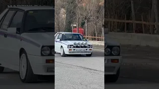 Que bien suena el Rey de los Rallyes Lancia Delta HF Integrale