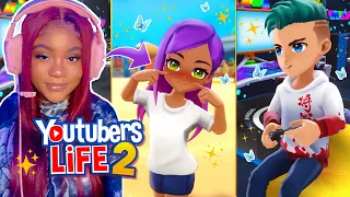 Becoming the most FAMOUS YOUTUBER in Youtubers Life 2 😛🔥✨