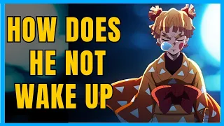 Why Zenitsu Never Wakes Up During Battle | Demon Slayer