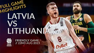 Latvis vs Lithuania Full Game Highlights 22nd Aug 2023