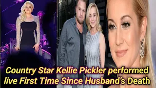 Kellie Pickler performed live to the Stage for First Time Since Husband’s Death ‘He Is Here I Know’