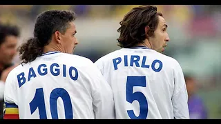 Roberto Baggio & Pirlo vs Juventus | The day he scored THAT Iconic goal | 2001 Serie A | All Touches