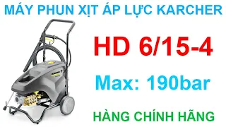 Giới thiệu chi tiết Máy phun áp lực Karcher HD 6/15-4 Classic *KAP , hiện đại sang trọng, mạnh mẽ