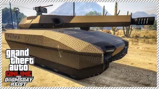 GTA 5 Doomsday Heist | TM-02 KHANJALI Tank in Single Player (DOOMSDAY HEIST DLC IN SINGLE PLAYER)