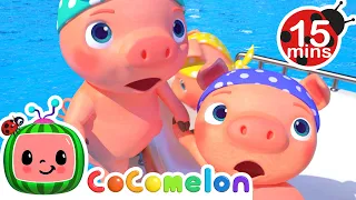 Three Little Pigs (Pirate Version)  15 MIN LOOP | CoComelon Nursery Rhymes & Kids Song
