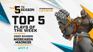 BACK TO BACK A-MUZE-ING DOOMFIST PLAYS 👊| OWL TOP 5