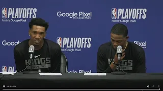 'I knew we were going to be a sleeper' | Malik Monk, De'Aaron Fox - Kings defeat Warriors Postgame