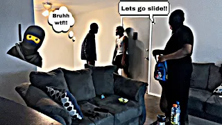 I GOT JUMPED 👊🏽PRANK ON THE HOMIES *GETS REAL* 😳