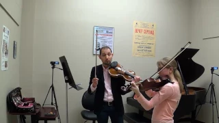 The Violin lesson of Dr. Tigran Shiganyan on W.A. Mozart - Violin Sonata in E minor, K.304/300c