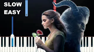 Beauty and The Beast OST - How Does A Moment Last Forever (SLOW EASY PIANO TUTORIAL)