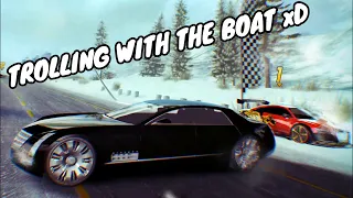 Trolling Players With The Boat ! | Asphalt 8 Cadillac 16 Concept Multiplayer Troll & Funny Moments