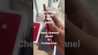 Used Apple iPhone 7 128GB Red For Sale Only Srilanka #apple #appleiphone #iphone7#shorts