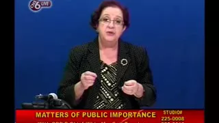 Matters of Public Importance with PPP/C Chief Whip Gail Teixeira September 8th 2016