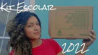 O que eu ganhei no Kit escolar do governo 2022|É bom?