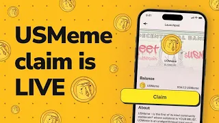 Забирайте ваш дроп USMeme! Время пришло. Near wallet ТОПовый проект майнинга криптовалюты в Telegram