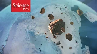 Massive crater under Greenland's ice points to climate-altering impact in the time of humans