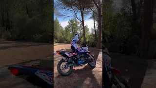 AFRICA TWIN DRIFT ALMOST CRASH 🥹 #maxitrail #drift