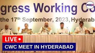 Congress Leaders Press Meet LIVE | CWC Meeting In Hyderabad | Sonia Gandhi | Rahul Gandhi | Kharge