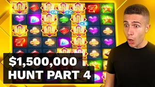 $1500000 BONUS HUNT OPENING - Part 4 🎰 176 Slot Bonuses - Wild Frames, Thunder Screech & Honey Rush