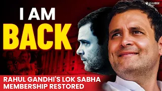 Rahul Gandhi is Back as Lok Sabha MP | Membership Restored | Supreme Court on Defamation Case