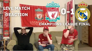 LIVERPOOL 0 - 1 REAL MADRID | CHAMPIONS LEAGUE FINAL | LIVE MATCH REACTION