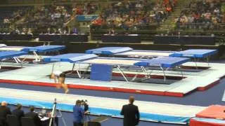 UK Greg Townley 1st Finals Run 2014 British Championships Senior Men's Tumbling