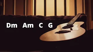 Guitar Backing Track in C Major | Dm-Am-C-G