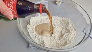 Mix Coca Cola with flour and you will be surprised! Incredibly delicious bread