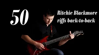 50 Ritchie Blackmore Riffs Played Back-to-Back