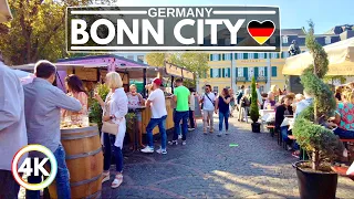 Bonn in Western Germany is a Fantastic City! Aug 2022 Summer Walk in 4K