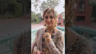 Ushna Shah Stunning Bridal Look | Pakistani Bride