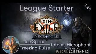 [PATH OF EXILE | 3.24] –  Ice Spear / Freezing Pulse Totems Hierophant – League Starter