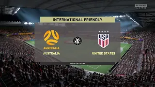 ⚽ Australia Women vs United States Women ⚽ | International Friendly (30/11/2021) | Fifa 21