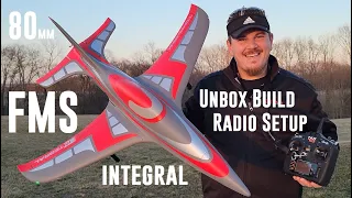 FMS - Integral - 80mm - Unbox, Build, & Radio Setup