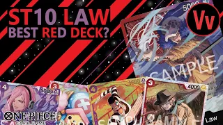 One Piece TCG: Is ST10 RP Trafalgar Law the Best Red Deck Going into EB01/OP07? (Deck Tech)