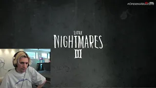 xQc Reacts to Little Nightmares 3 Trailer | Gamescom