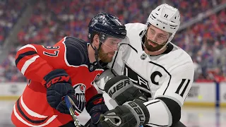 Los Angeles Kings vs Edmonton Oilers Game 7 - NHL Playoffs 5/14/2022 Full Game Highlights NHL 22 Sim