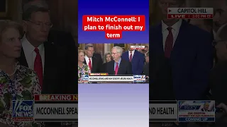 Mitch McConnell SPEAKS OUT after freezing episode #shorts