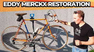 1970´s EDDY MERCKX Road Bike Restoration! 🧡The Orange Bike!