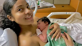 TEEN MOM| LIVE BIRTH + Labor & delivery VLOG