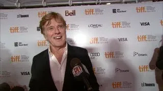 Robert Redford on "The Company You Keep" red carpet