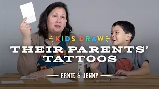 Ernie Designs a Tattoo for His Mom | Kids Draw | Cut