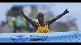 Uganda's Kiplimo stuns Kandie to win World Half Marathon gold