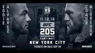 McGregor vs Alvarez Championship Fight - November 12, 2016