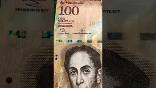 Billete de 100 Bolivares de Venezuela