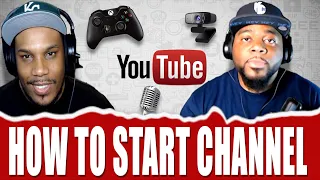 HOW TO START A YOUTUBE CHANNEL (AND GAMING CHANNEL)