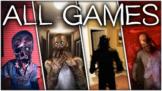 I Played ALL Ghost Hunting Games IN A ROW! - Phasmophobia, Obsideo, Forewarned AND MORE!